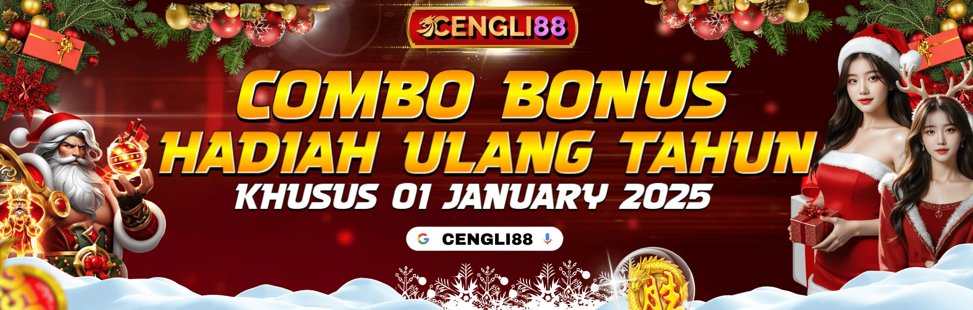 COMBO BONUS HADIAH ULANG TAHUN KHUSUS 01 JANUARY 2025