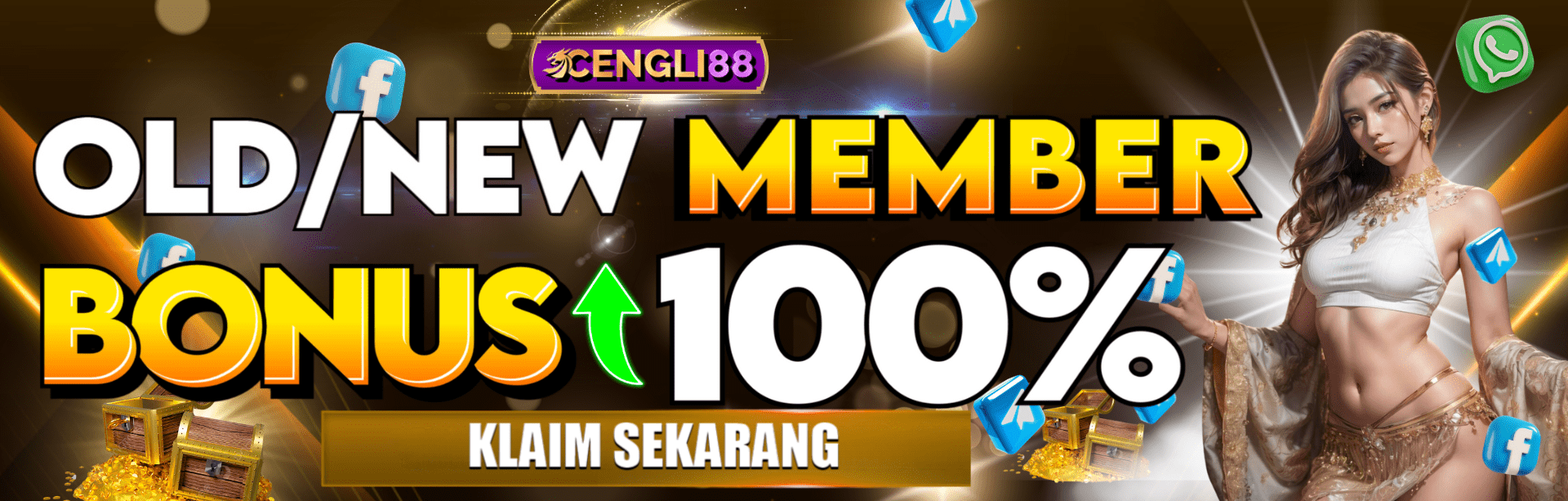 BONUS 100% OLD/NEW MEMBER PRAGMATIC PLAY