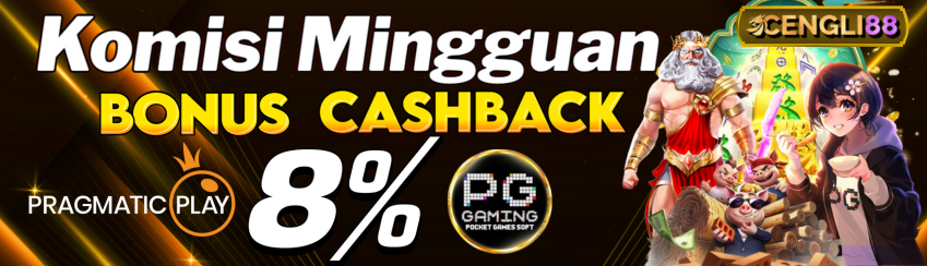 Komisi Mingguan Bonus CASHBACK 8% di PRAGMATIC PLAY & PGSOFT